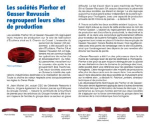 Pierhor-Gasser presse bulletin informations